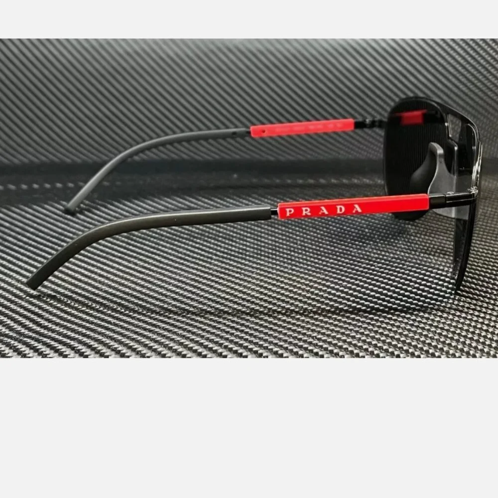 Prada Sunglasses Matte Black Men's Grey